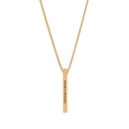 "NOTHING IS IMPOSSIBLE" NECKLACE (VIP ACCESS)